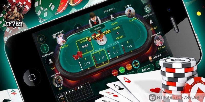Giao diện game bài thân thiện